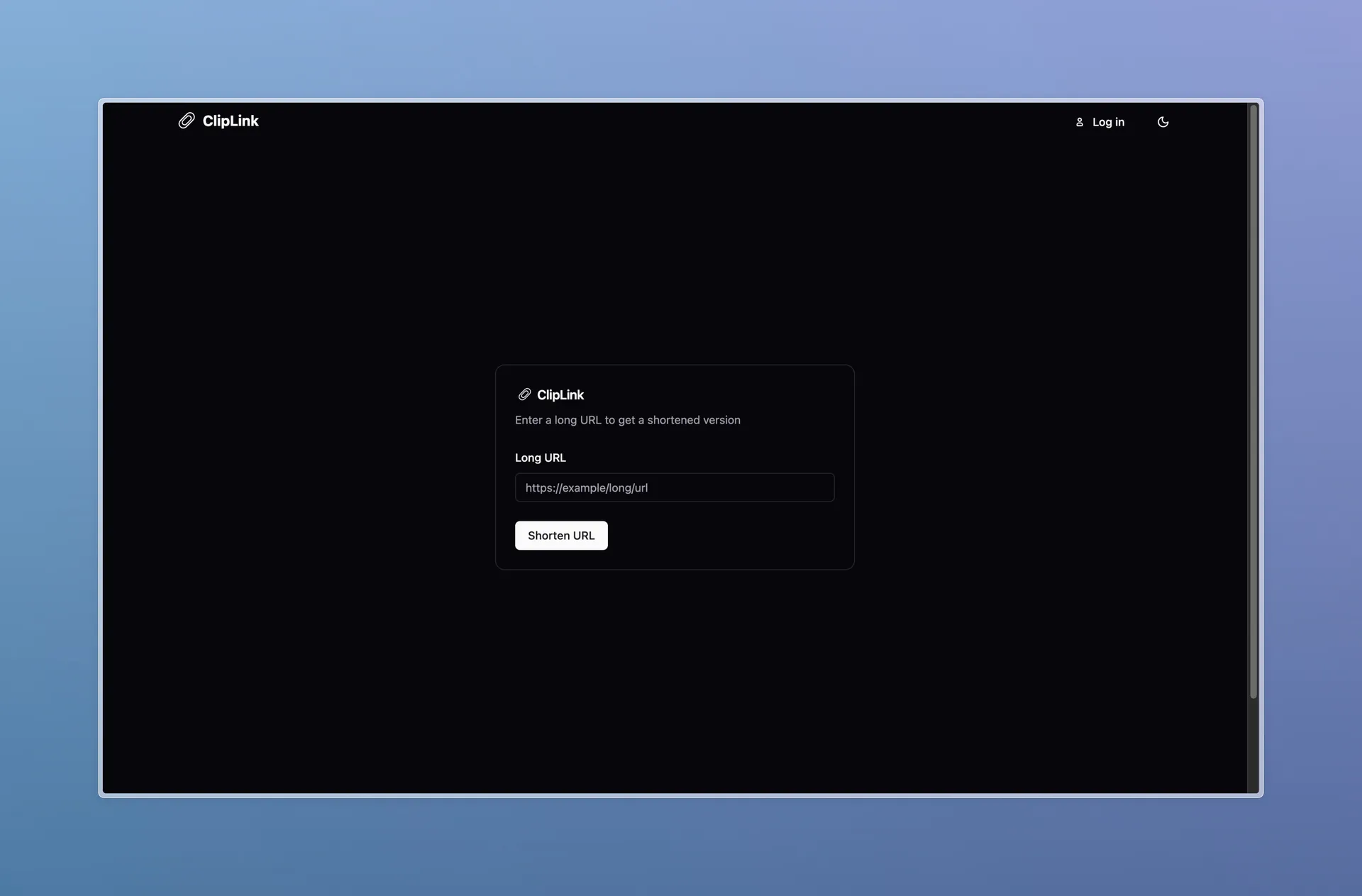 ClipLink - URL Shortener